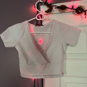 Brandy Melville White Crop Top